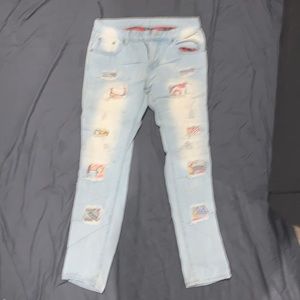 Mens Light Denim Jeans. Size 34